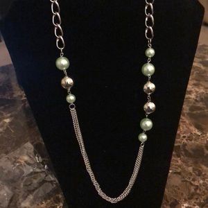 Uptown Talker Green Necklace